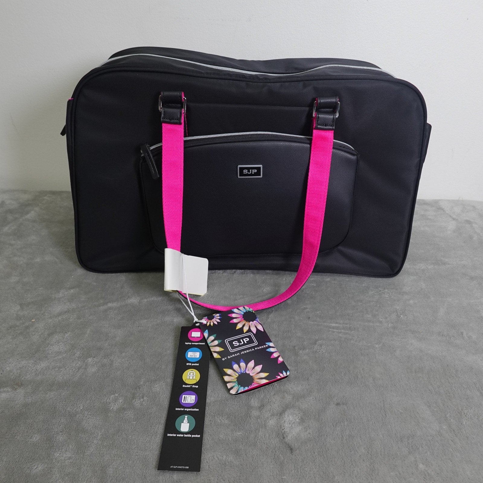 Sarah Jessica Parker Convertible RFID Weekender Bag with Removable Strap