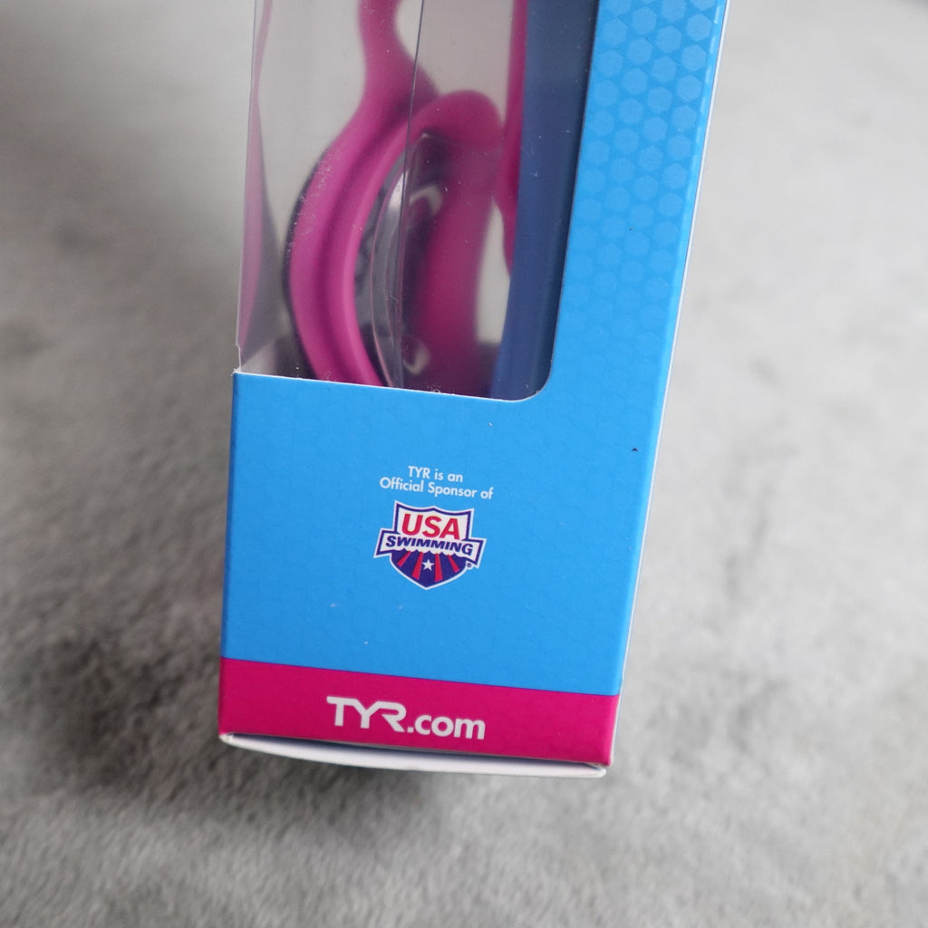 Lot of 3 TYR Vesi Femme Adult Swim Goggles Smoke/Pink New