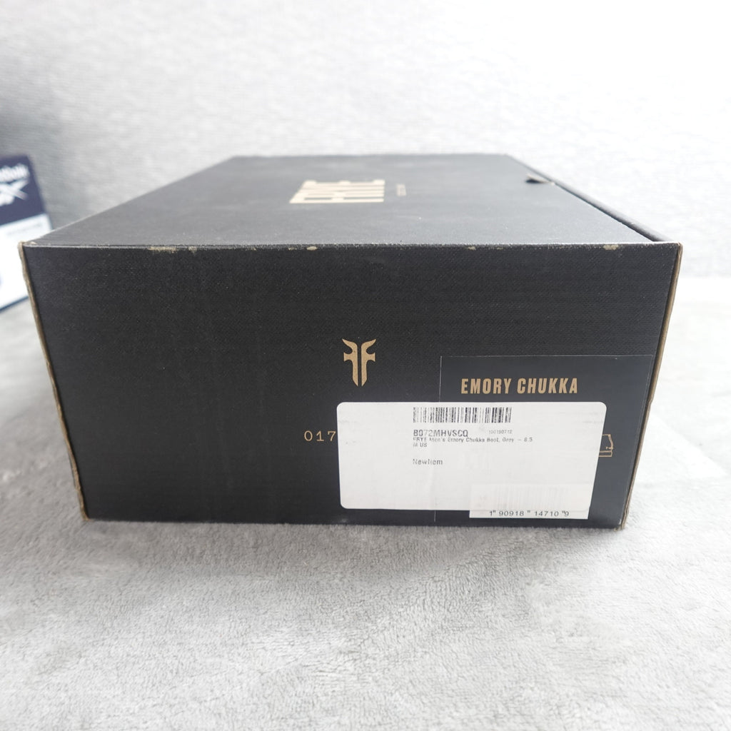 FRYE Emery Chukka Men's Size 8.5M Grey Suede Leather Boots 8072MHVSCQ