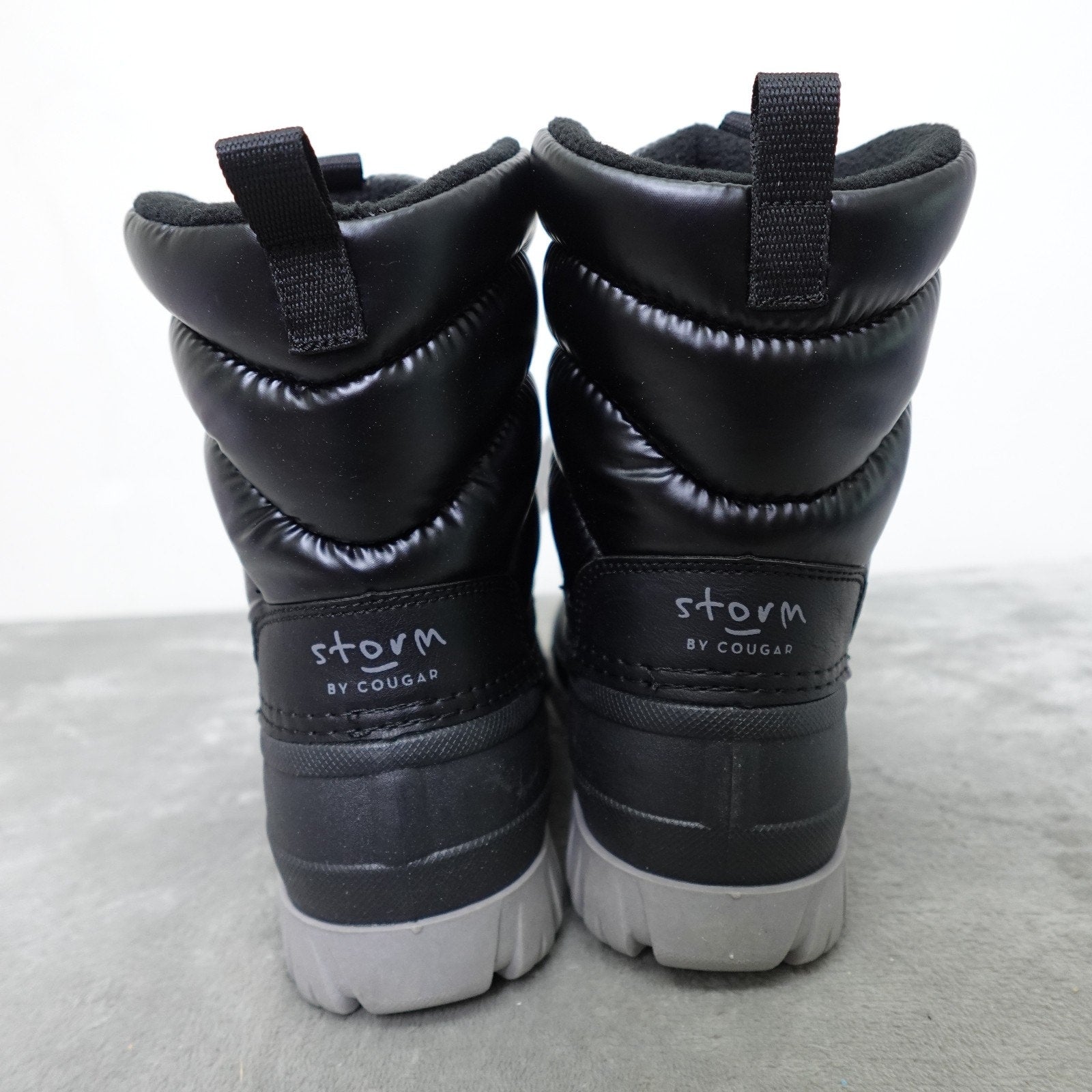 Storm by Cougar Size 6 Wide Cardiff WN-Q Black Waterproof Insulated Winter Boots