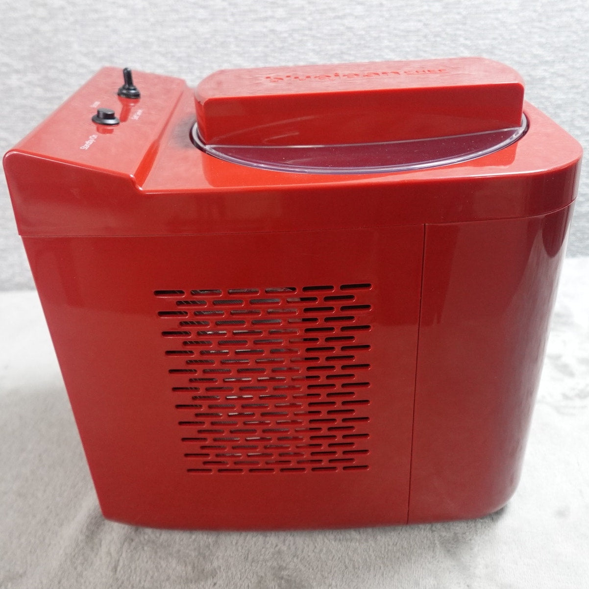 Blue Jean Chef 1 Qt Thermoelectric Ice Cream Maker Red Model SBJCTEIC100 NEW