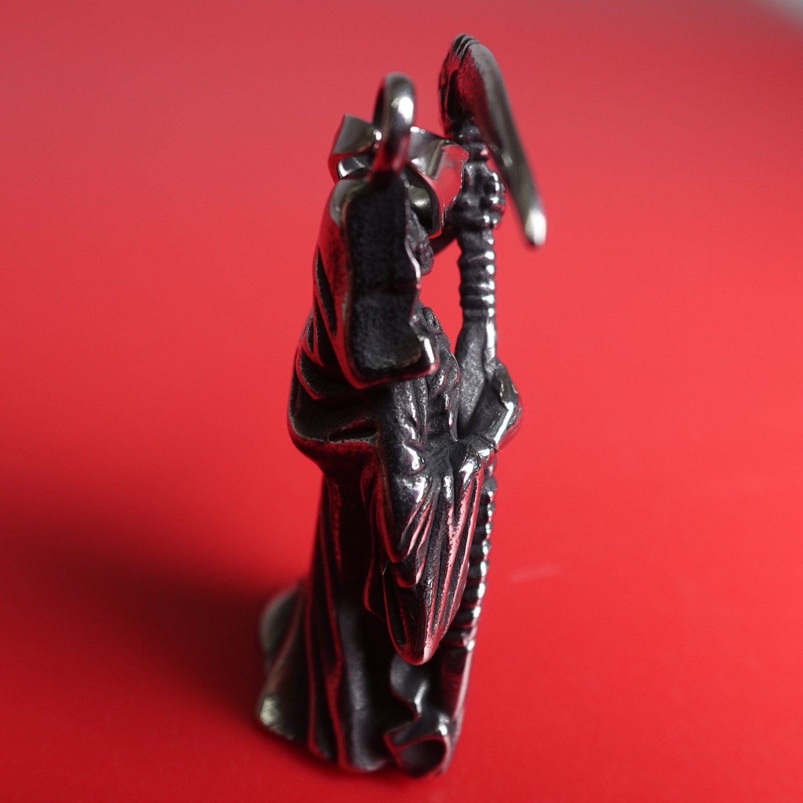 Stainless Steel Grim Reaper Pendant SP-604