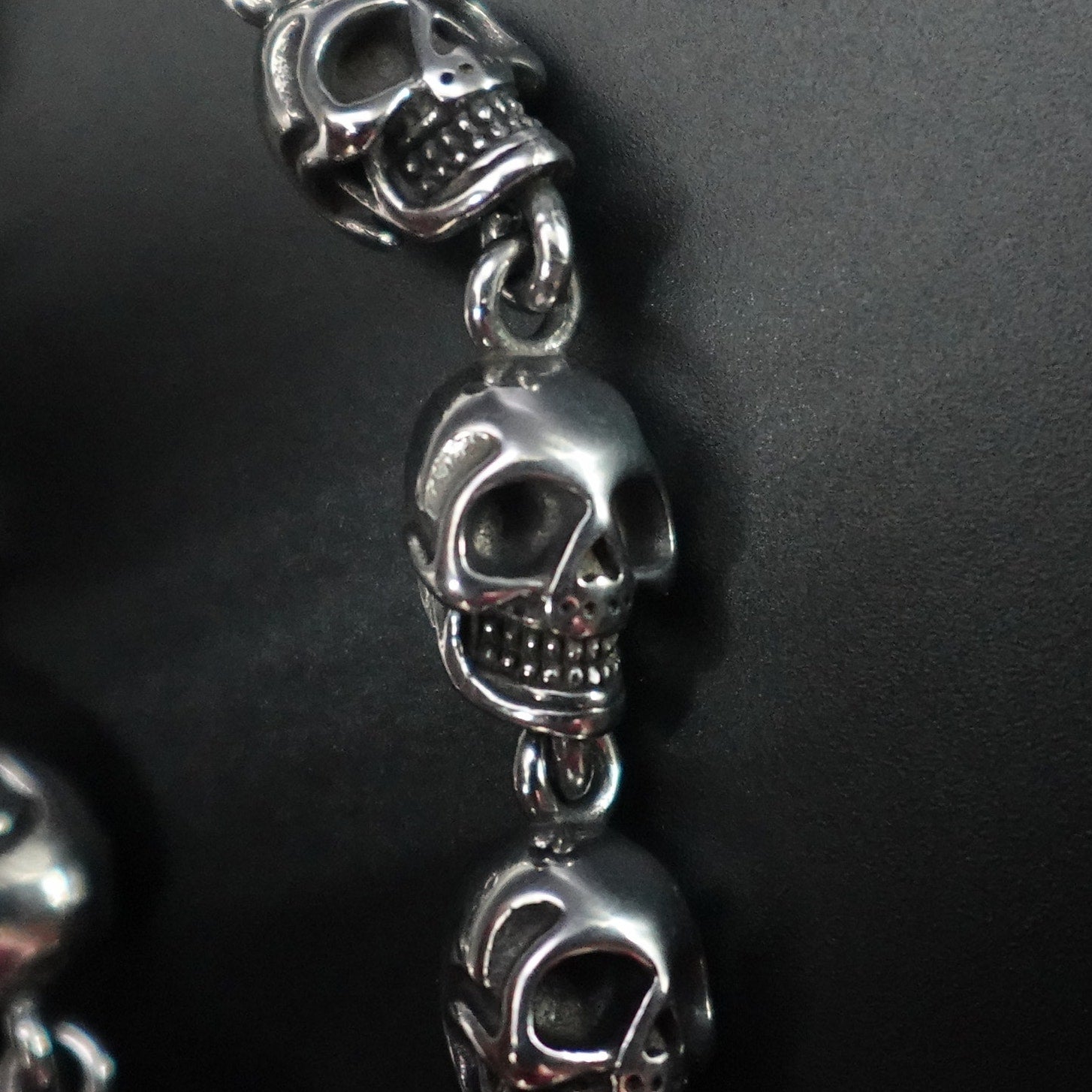 Stainless Steel Skull Bracelet