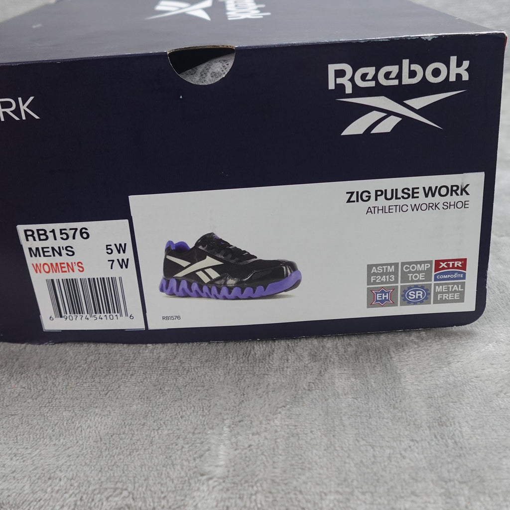 Reebok Zig Pulse Work RB1576 Mens 5W / Womens 7W Safety Shoes