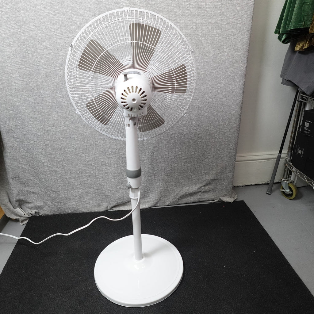 Lot of 2 Holmes 16" Stand Fan with Weighted Pedestal Base, White New in Box