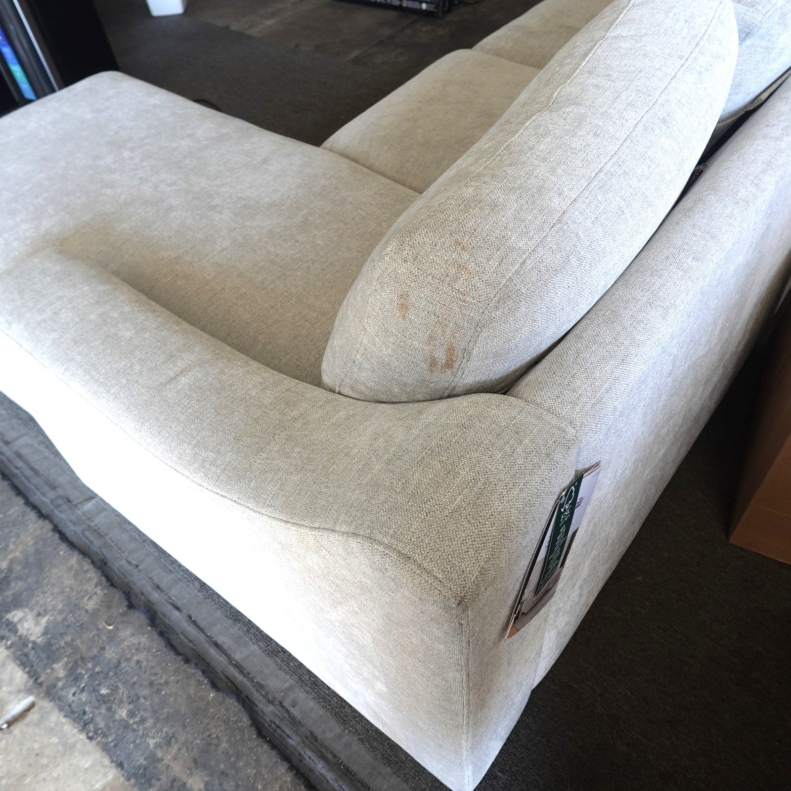 Thomasville Dillard Sofa with Reversible Chaise