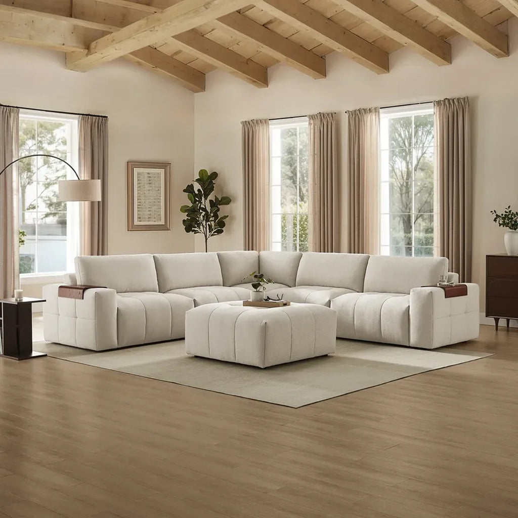 COMING SOON! Paige 6-piece Modular Fabric Sectional