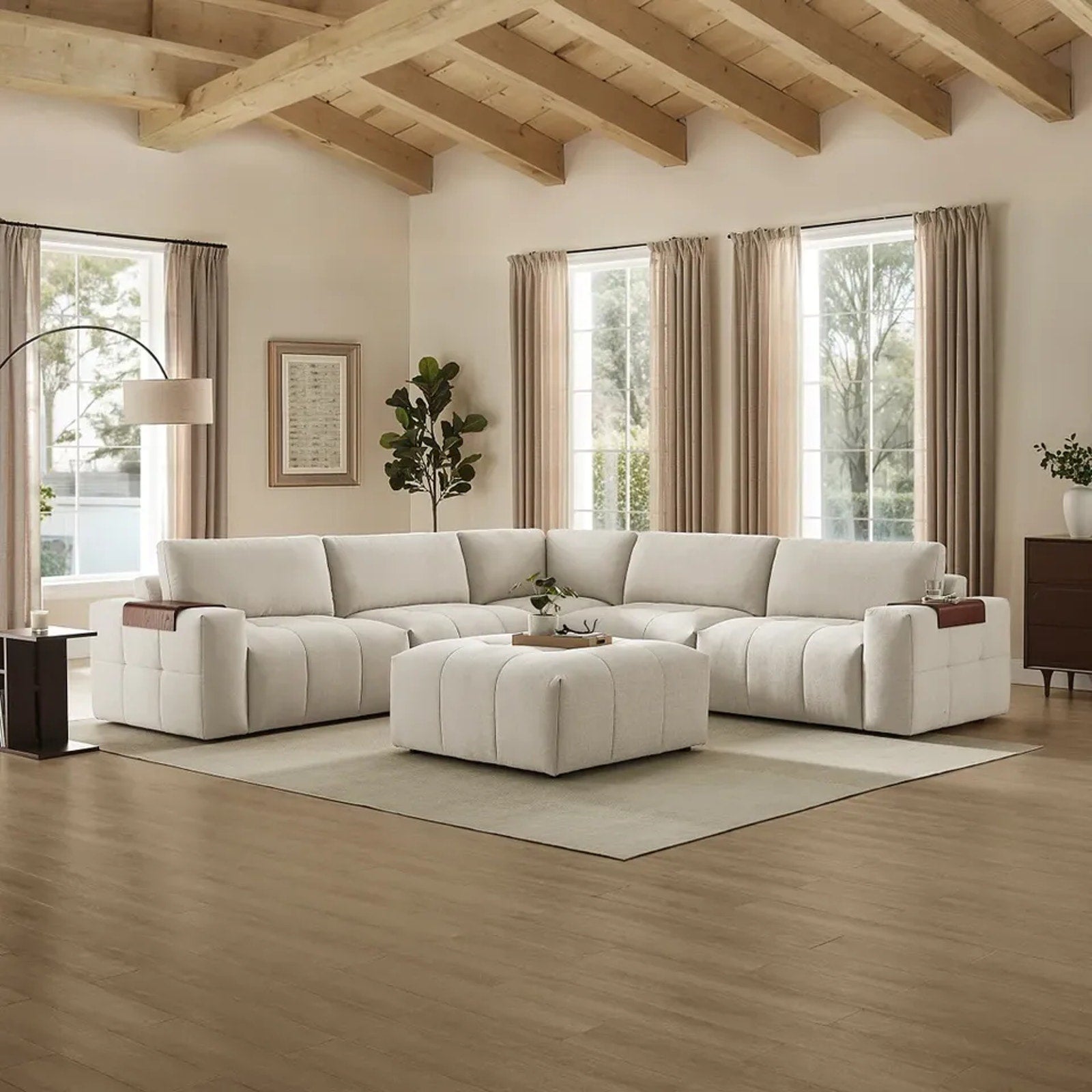COMING SOON! Paige 6-piece Modular Fabric Sectional