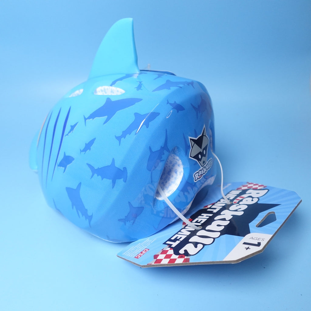 Raskullz Lil Shark Attax Infant Helmet (48cm-52cm) 1-3 year adjustable fit
