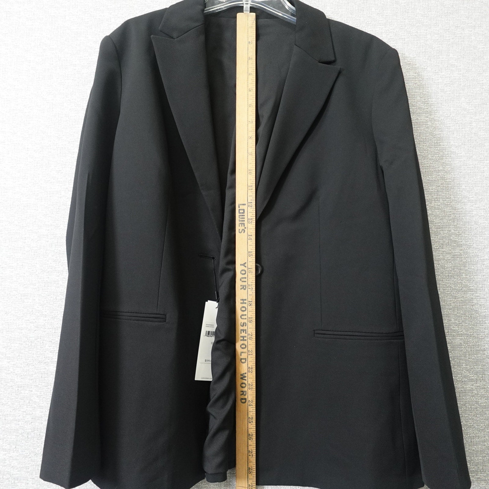 Calvin Klein Womens Soft Crepe Blazer- Size 12