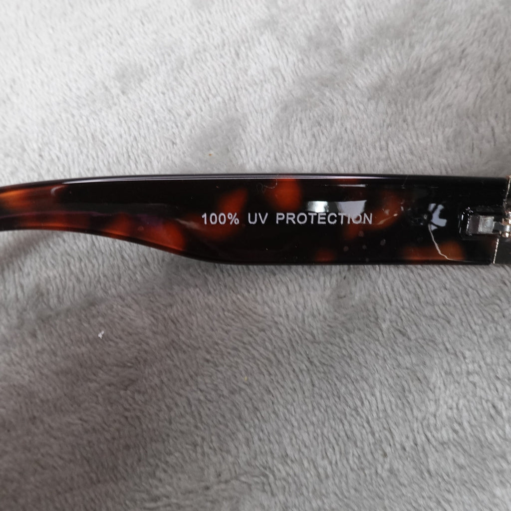 Ed Hardy Dragon House Annunciation Y2K Sunglasses Unisex Brown Tortoise VTG New