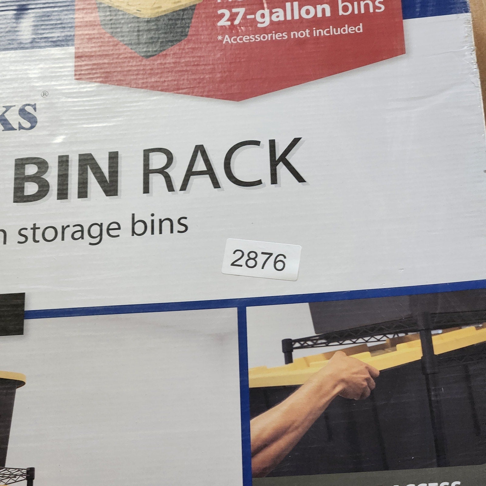 SafeRacks 23-in W x 31-in D x 68-in H 5 -Tier Heavy Duty Black Metal Wire Storage Bin Rack