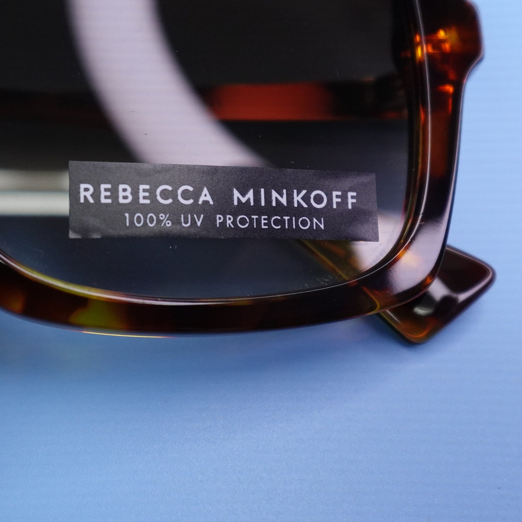 Rebecca Minkoff Willow Sunglasses Tortoiseshell Frame with Gold Arms