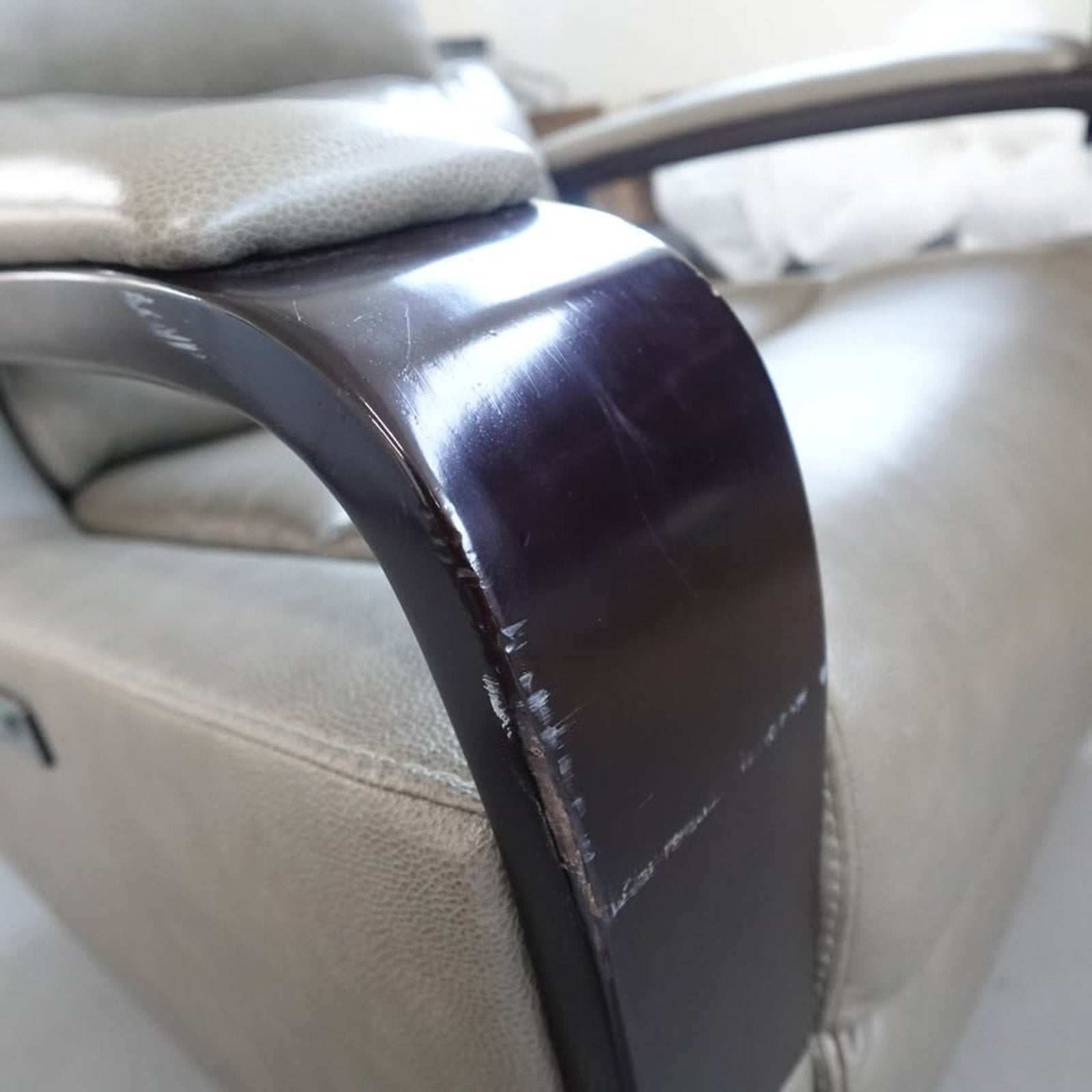 Shayne Leather Power Recliner with Power Headrest
