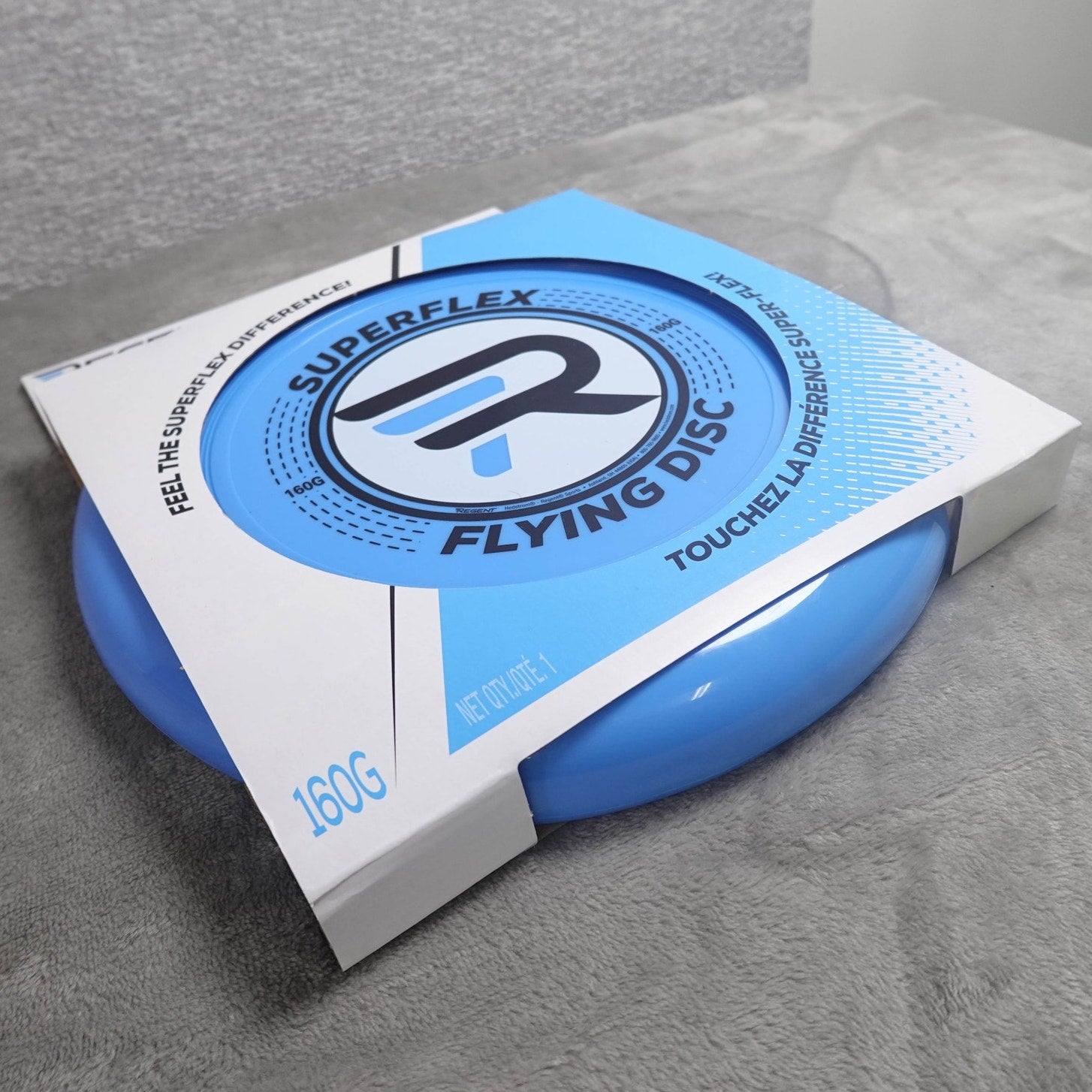 Regent Sports SuperFlex Flying Disc 160g Blue Ultimate Frisbee