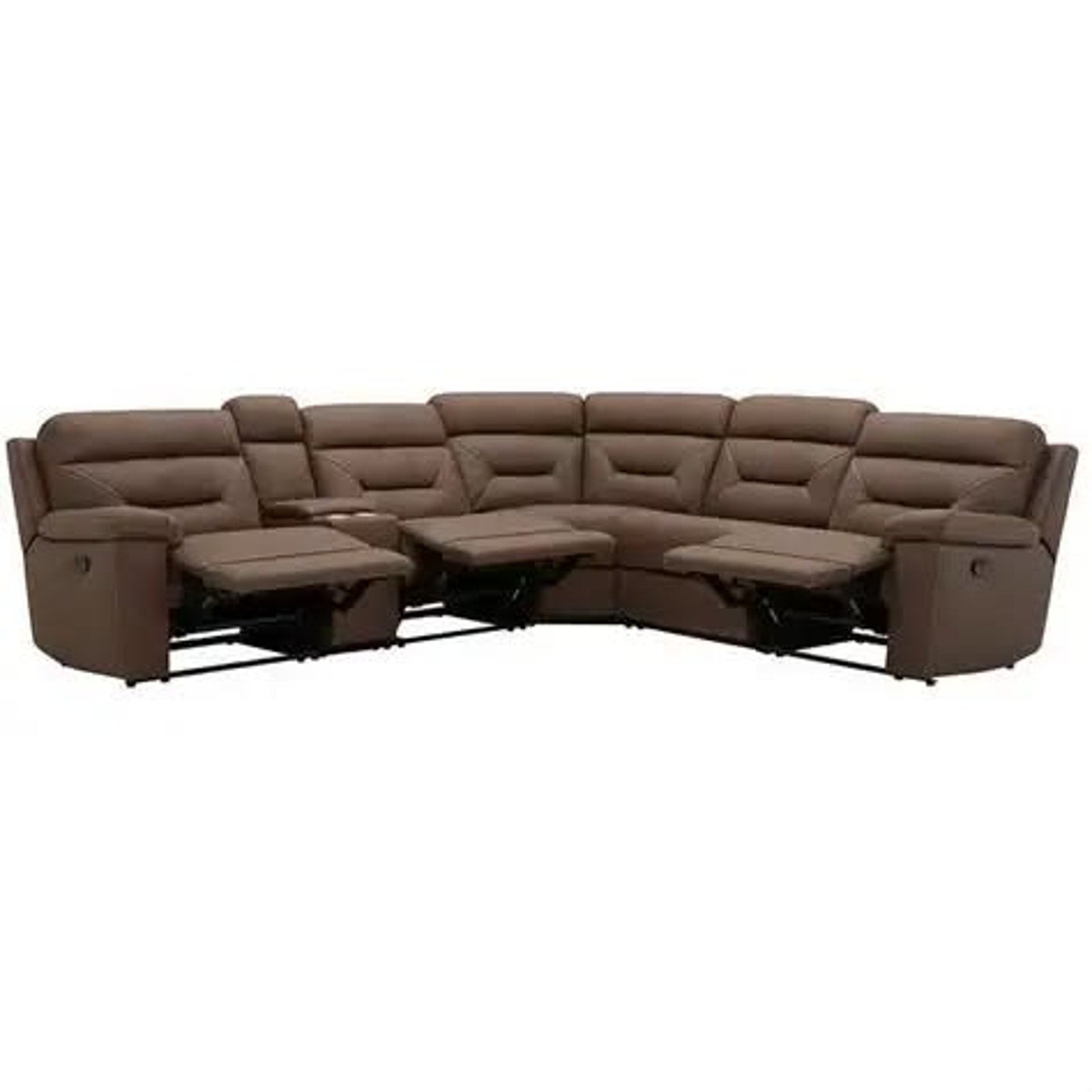 Fletcher 6-piece Fabric Reclining Sectional
