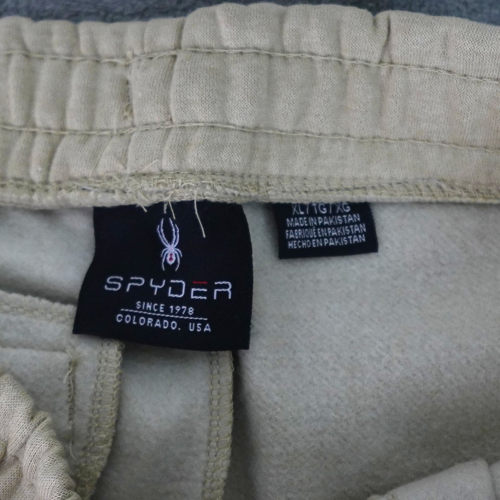 SPYDER SMB112 Men’s Athletic Shorts Sand Tan Performance Gym Running Activewear