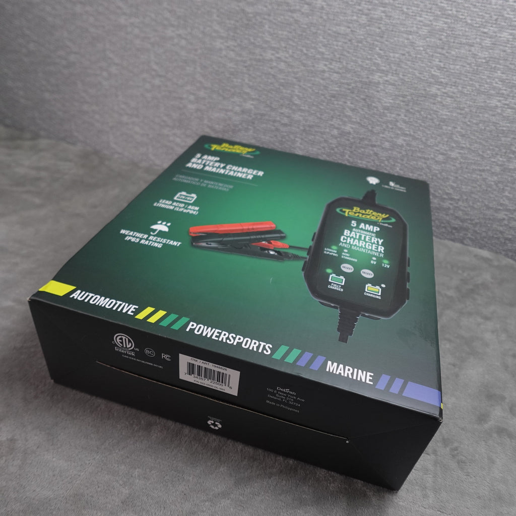 Open Box Battery Tender® 5 AMP Weather Resistant Battery Charger & Maintainer