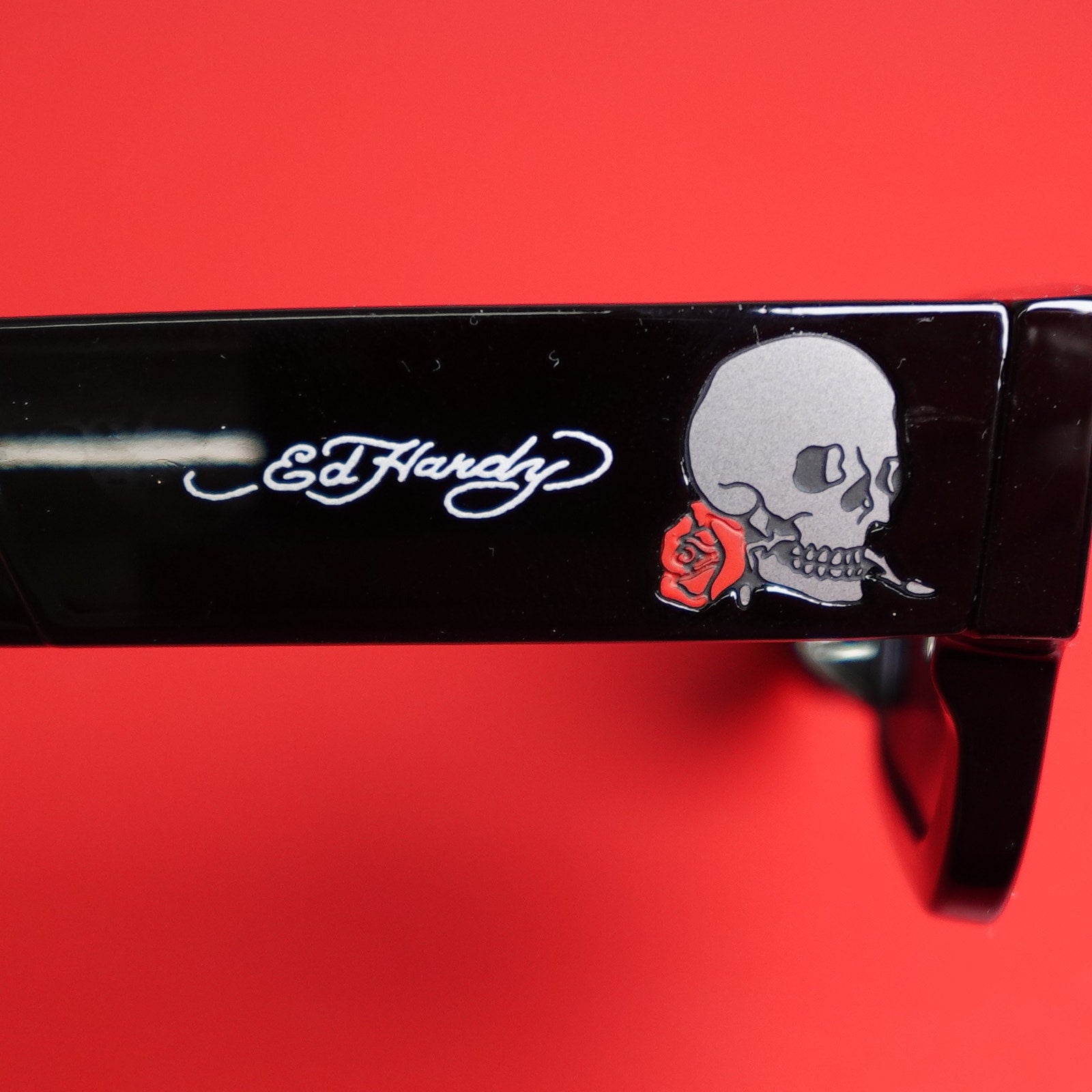Ed Hardy Los Muertos Sunglasses Black 100% UV Protection