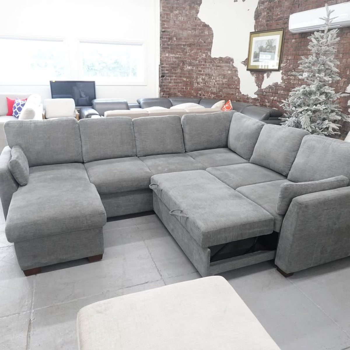 Coddle Luke Sleeper Sectional with Reversible Chaise and Storage