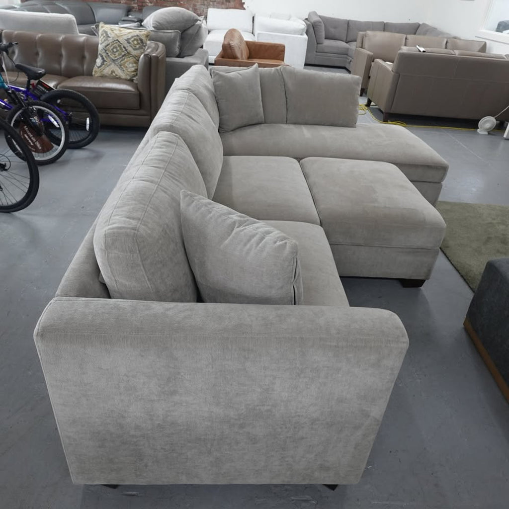 Thomasville Walsen Sectional with Storage Ottoman