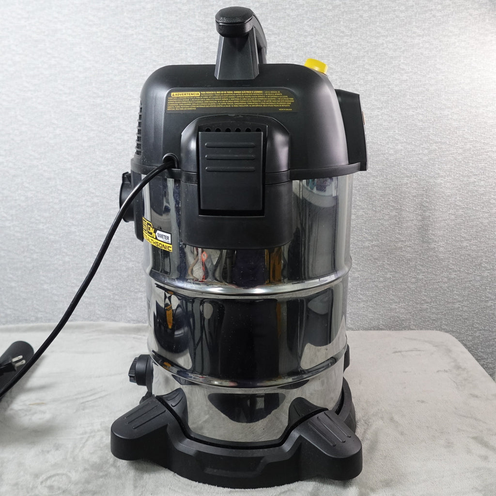 DEWALT DXV08S-QTA 8 Gallon 4HP StealthSonic Wet Dry Vacuum Stainless Steel