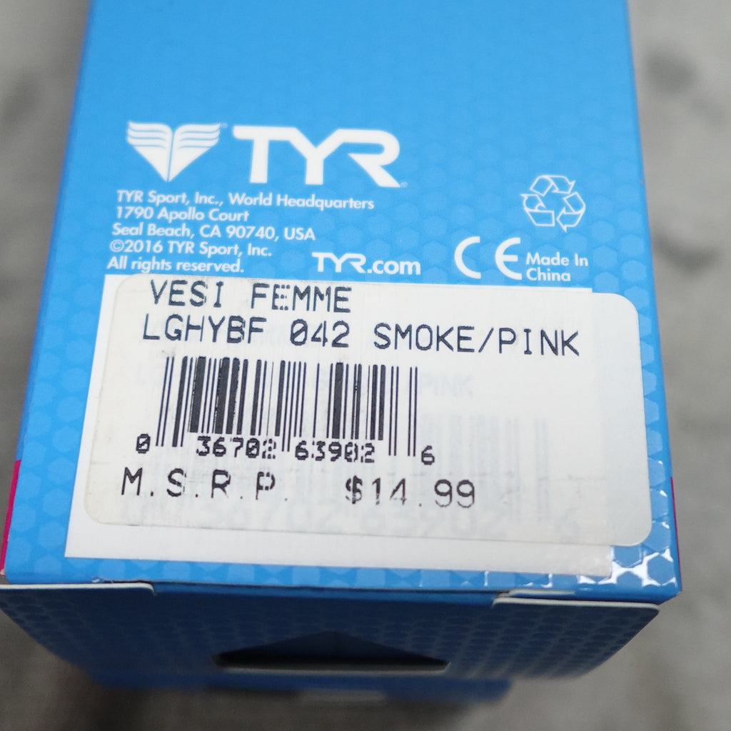 TYR Active Vesi Femme Adult Swimming Goggles Set of 4 Blue Pink New