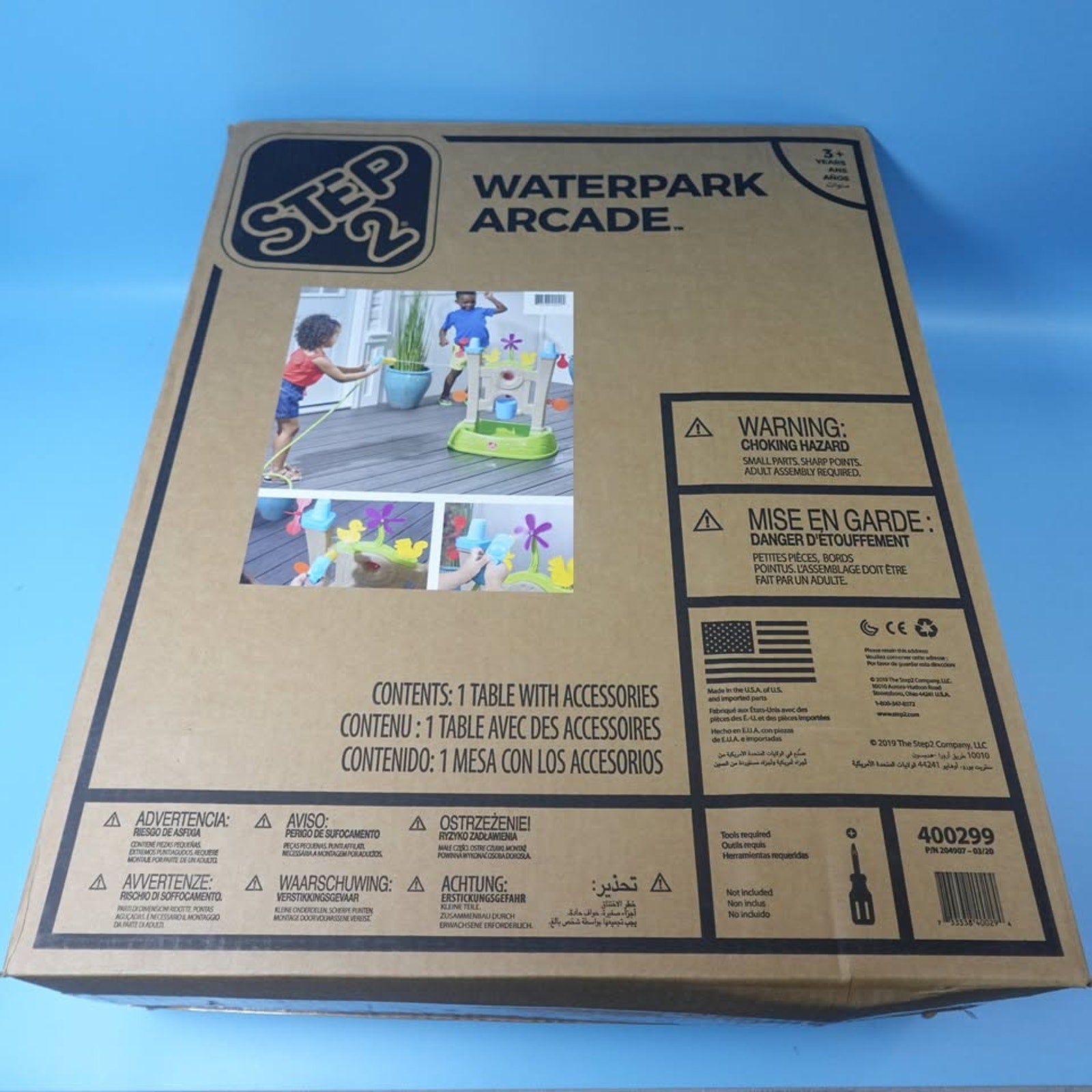 Step 2 Waterpark Arcade Table W/ Accessories