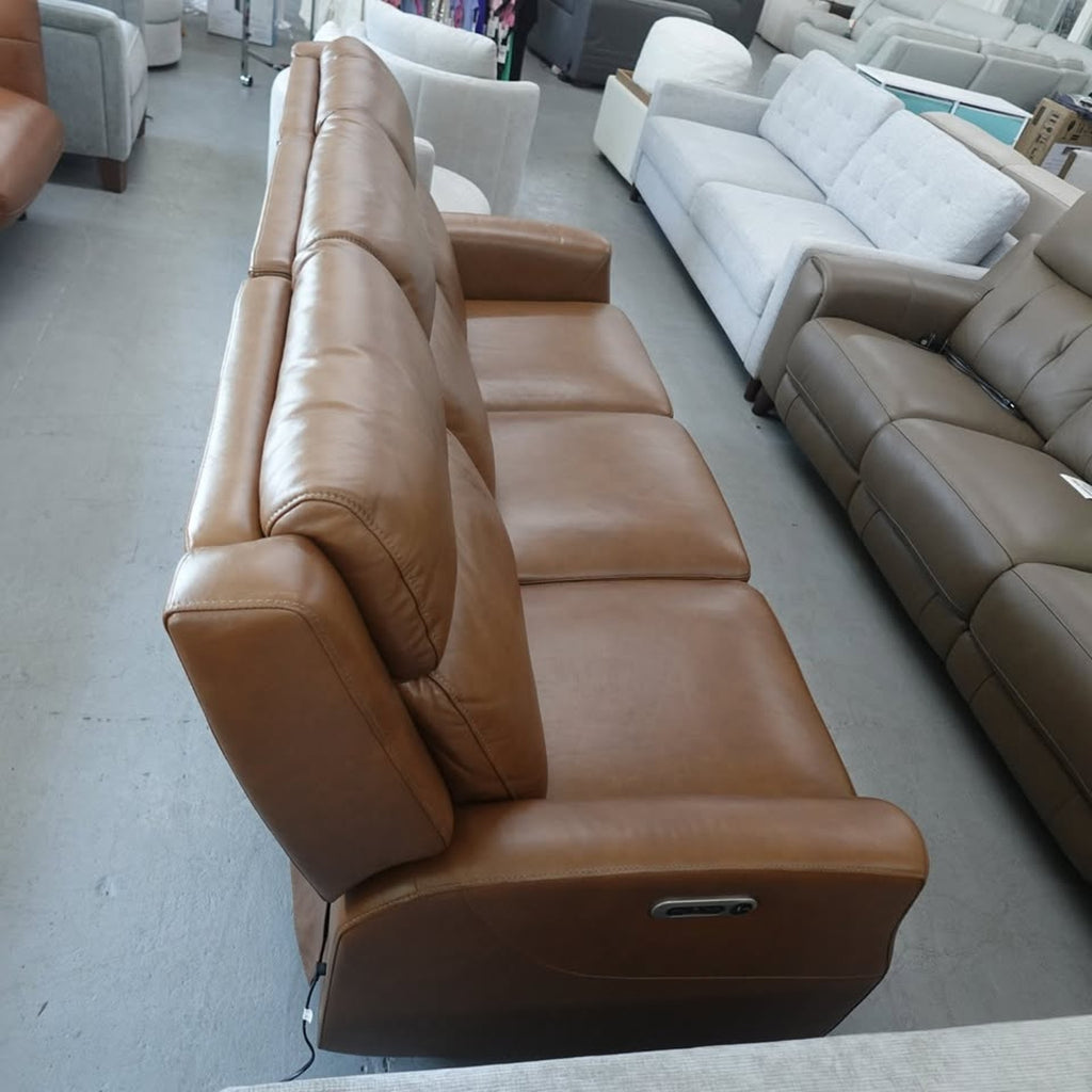 Thorton Leather Power Reclining Sofa