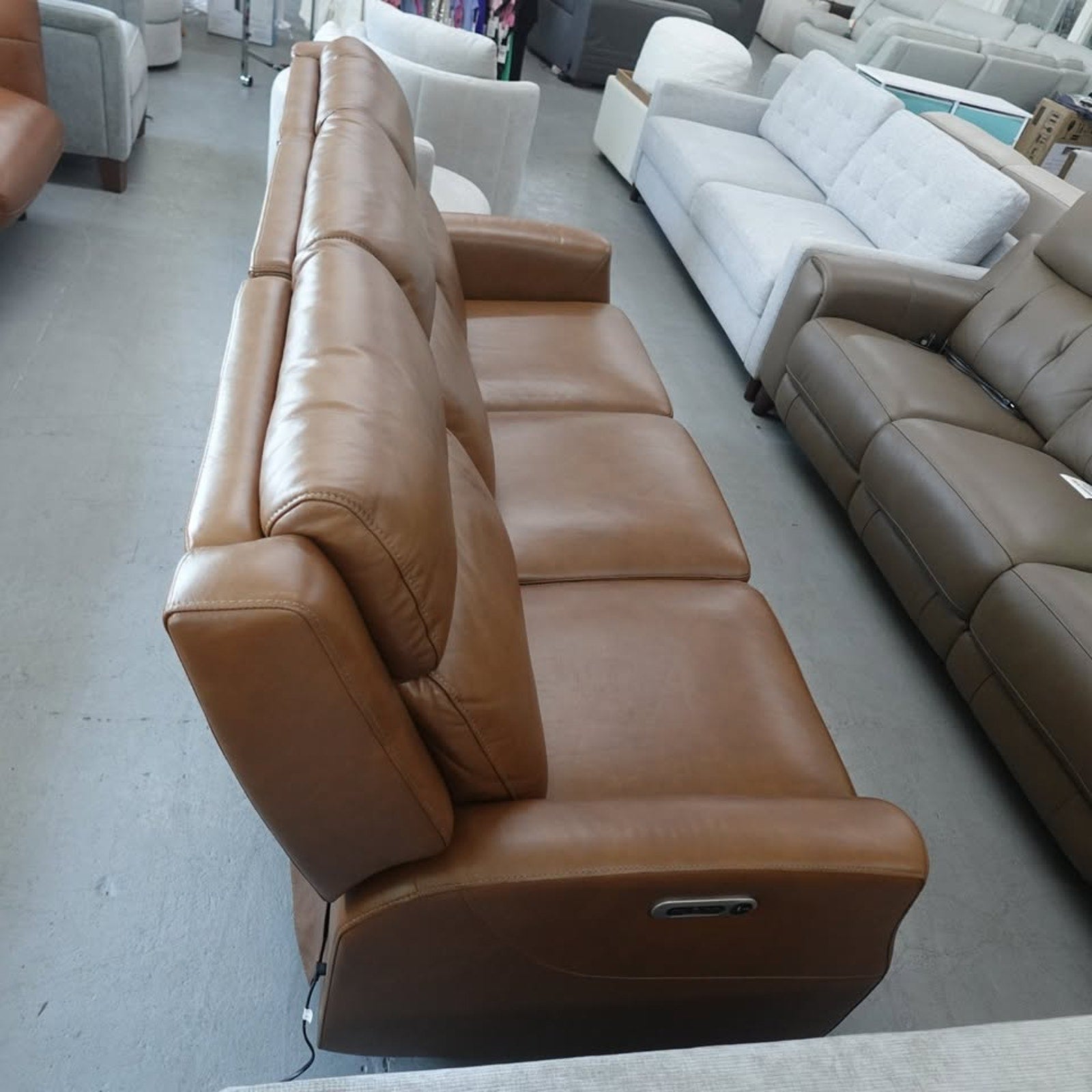 Thorton Leather Power Reclining Sofa