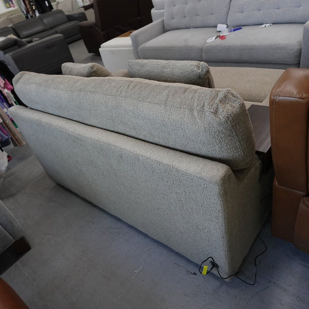 Thomasville Gilroy Fabric Oversized Storage Chair and Ottoman Lounge Chair Set