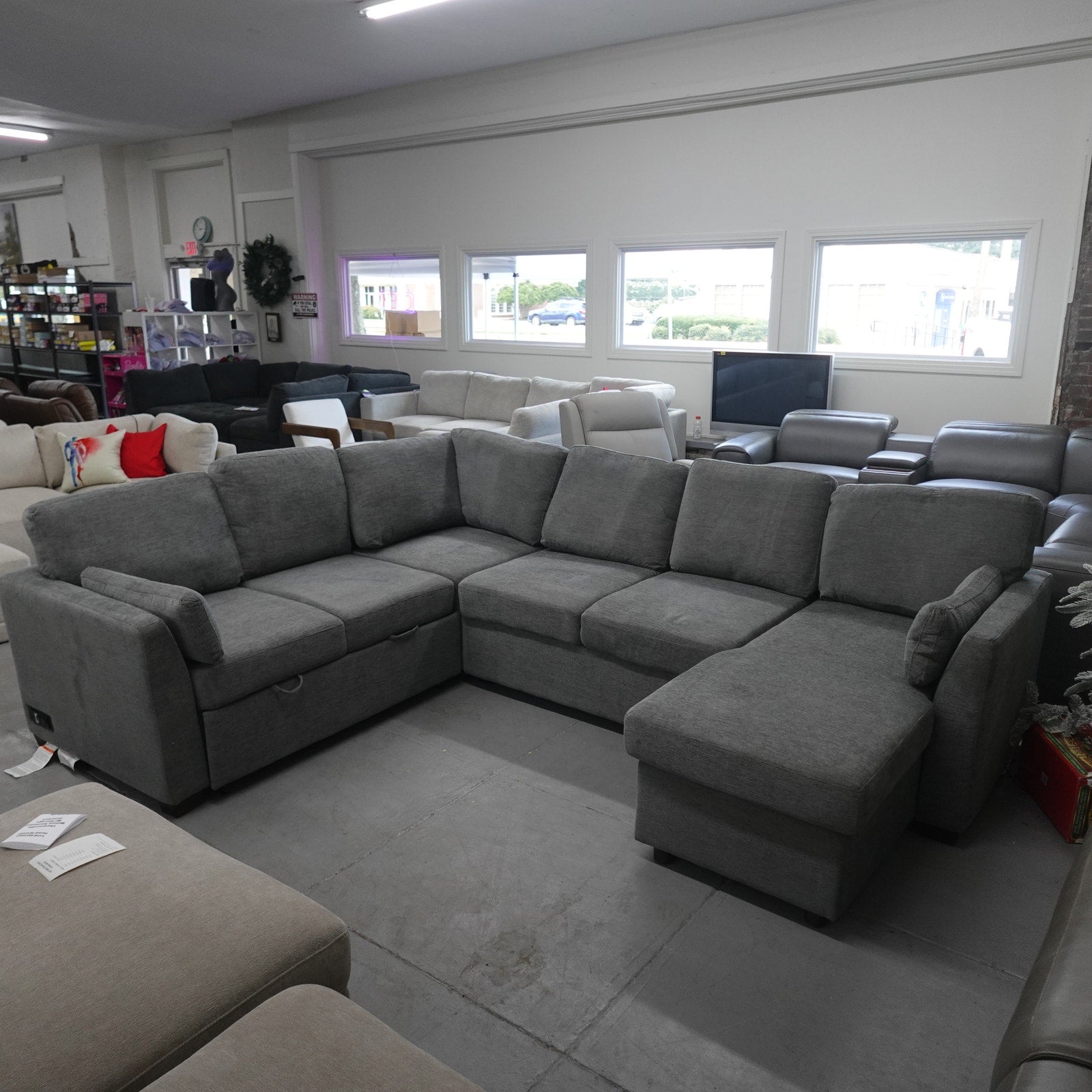 Coddle Luke Sleeper Sectional with Reversible Chaise and Storage