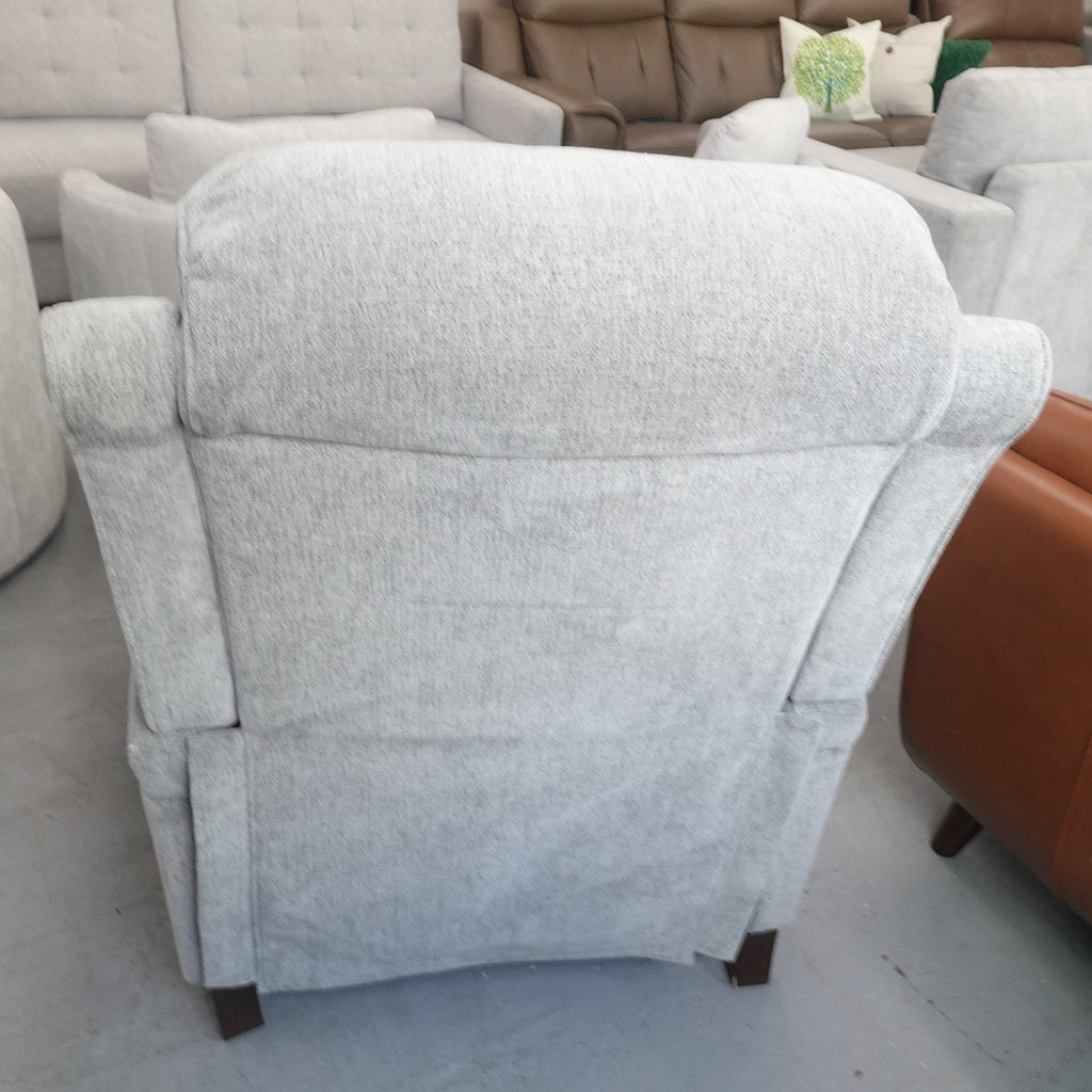 Synergy Home Wessen Pushback Recliner Chair Gray Fabric Accent Recliner New