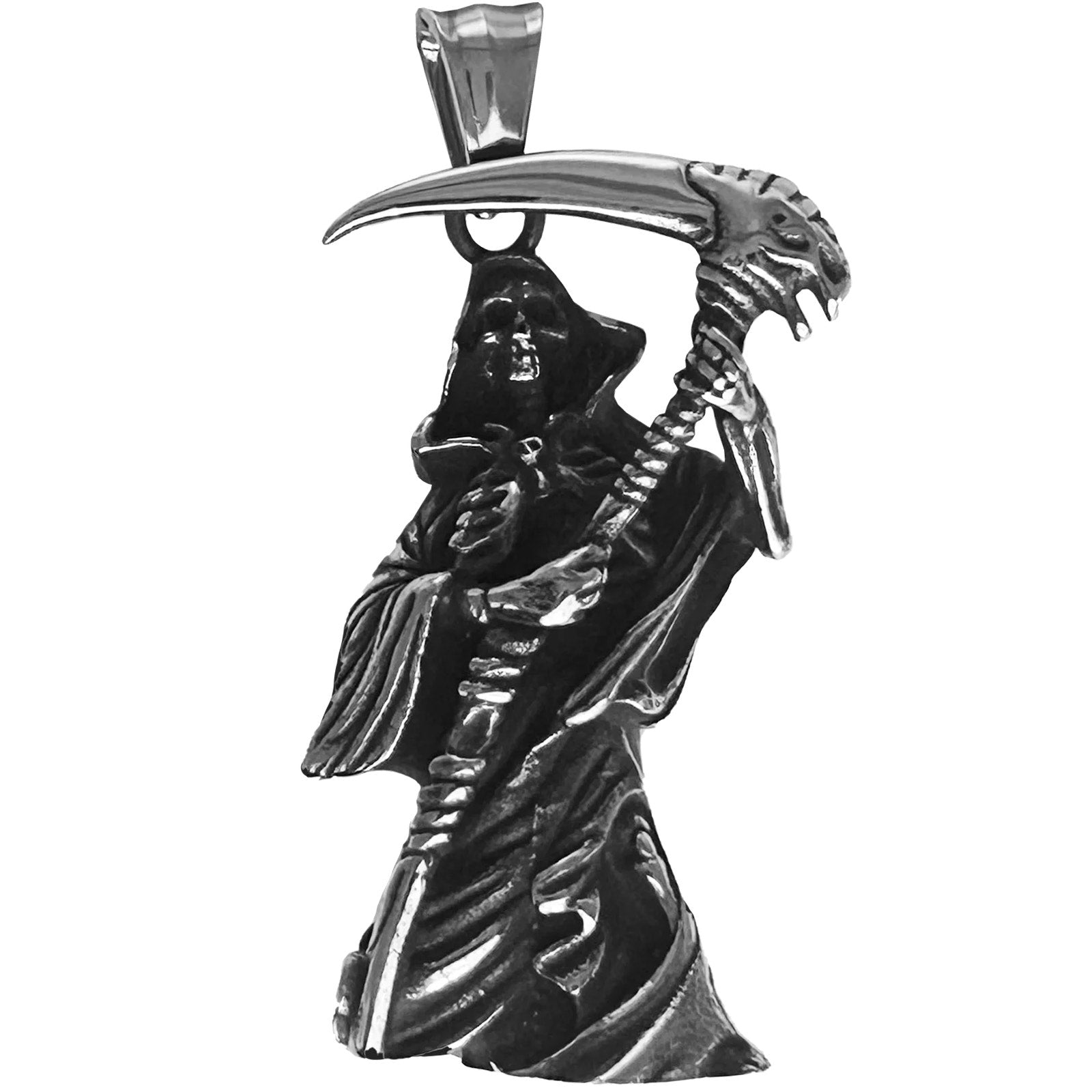 Stainless Steel Grim Reaper Pendant SP-604