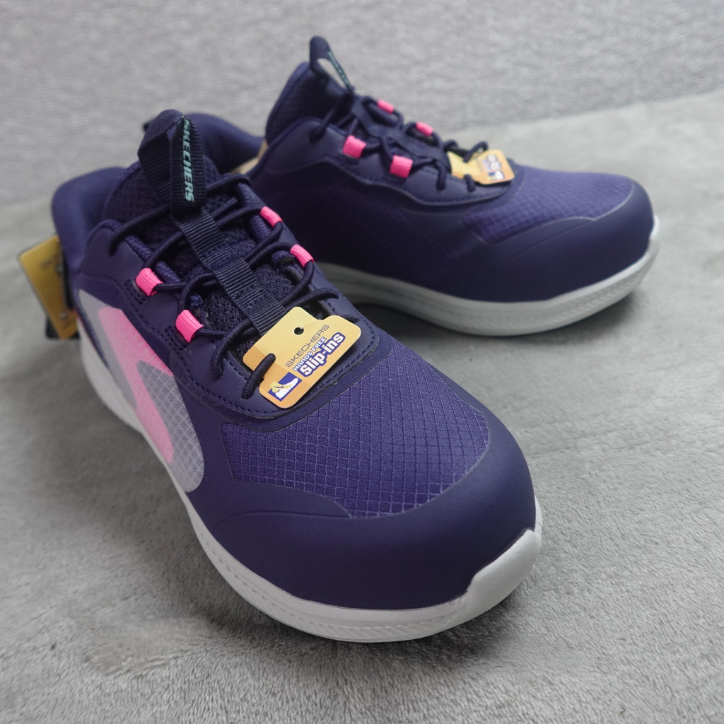 Skechers Work Hands Free Slip-Ins Women's Size 6 NVPK 108283 Slip Resistant Shoes