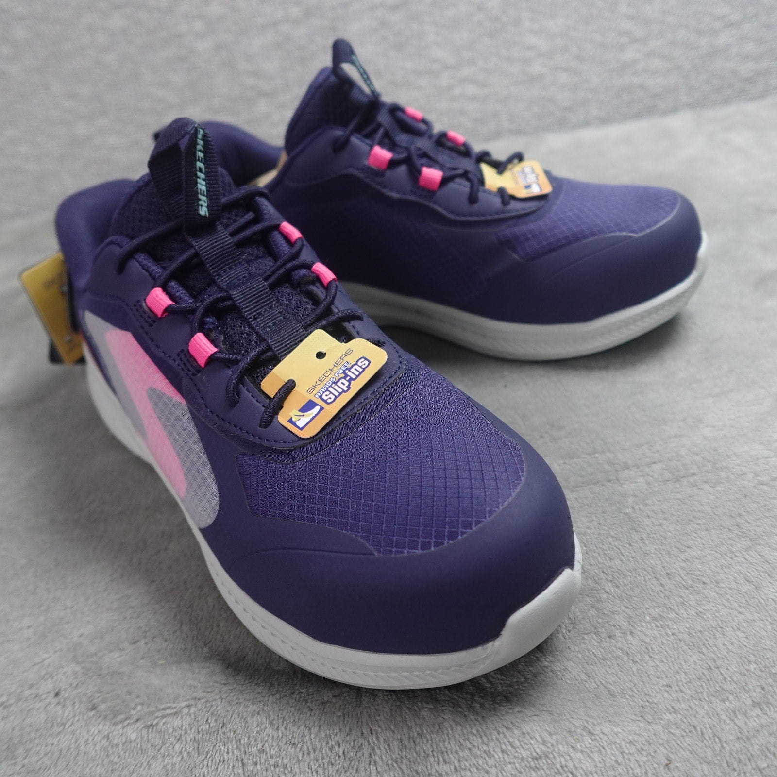 Skechers Work Hands Free Slip-Ins Women's Size 6 NVPK 108283 Slip Resistant Shoes