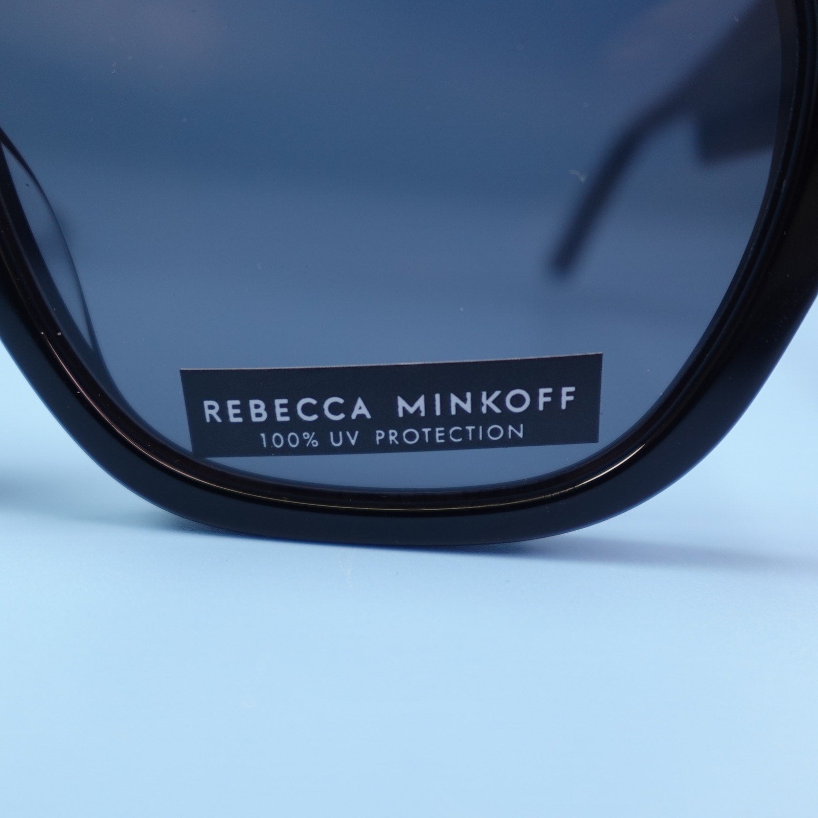 Rebecca Minkoff Black Mazey Studded Sunglasses 100% UV Protection