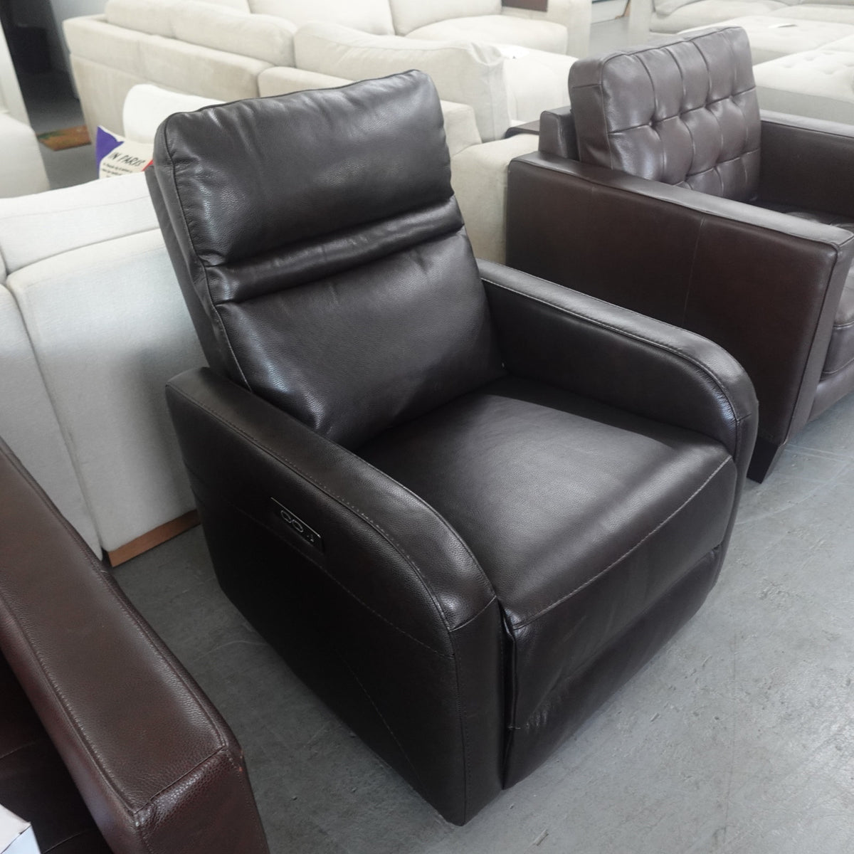 Gilman Creek Aldryn 2.0 Leather Gliding Power Recliner with Power Headrest