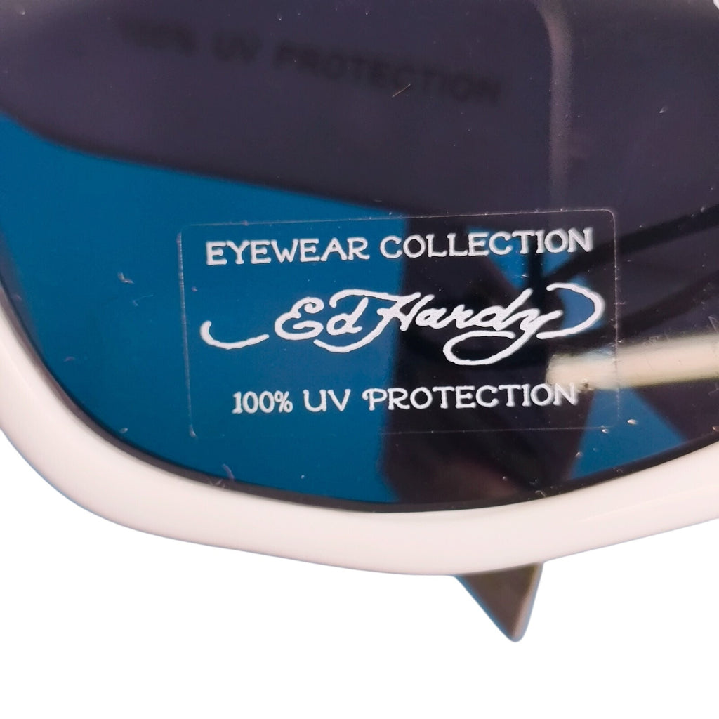 Ed Hardy Love Kills Slowly Carnivore Skulls Sunglasses 100% UV Protection