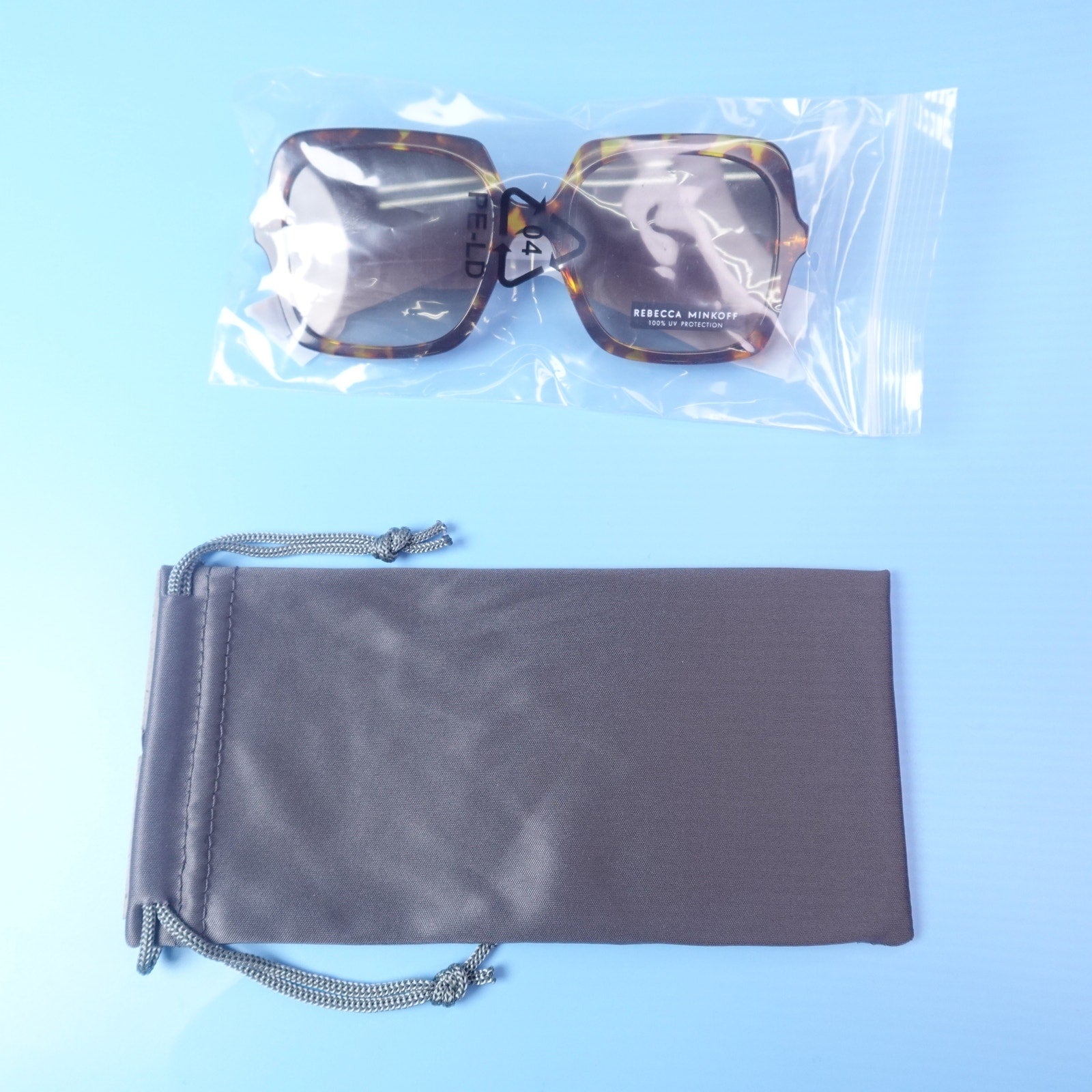 Rebecca Minkoff Willow Sunglasses Tortoiseshell Frame with Gold Arms