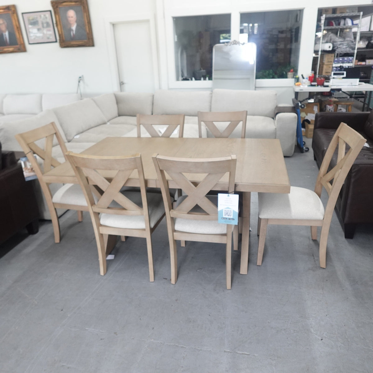 Augusta Dining Table and 6 Chairs