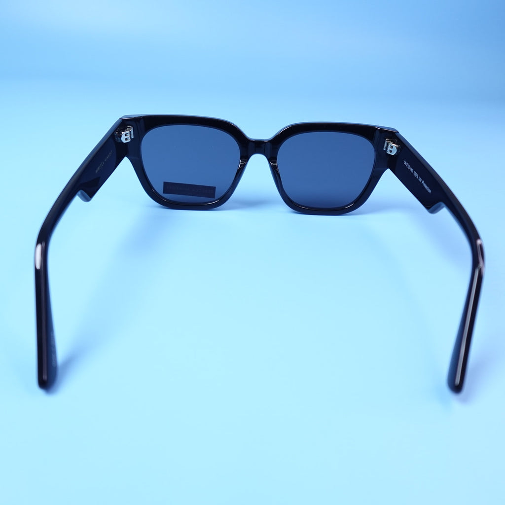 Rebecca Minkoff Black Mazey Studded Sunglasses 100% UV Protection
