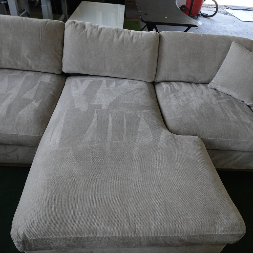 Henredon Caley Reversible Sofa Chaise Soft Comfy Fabric