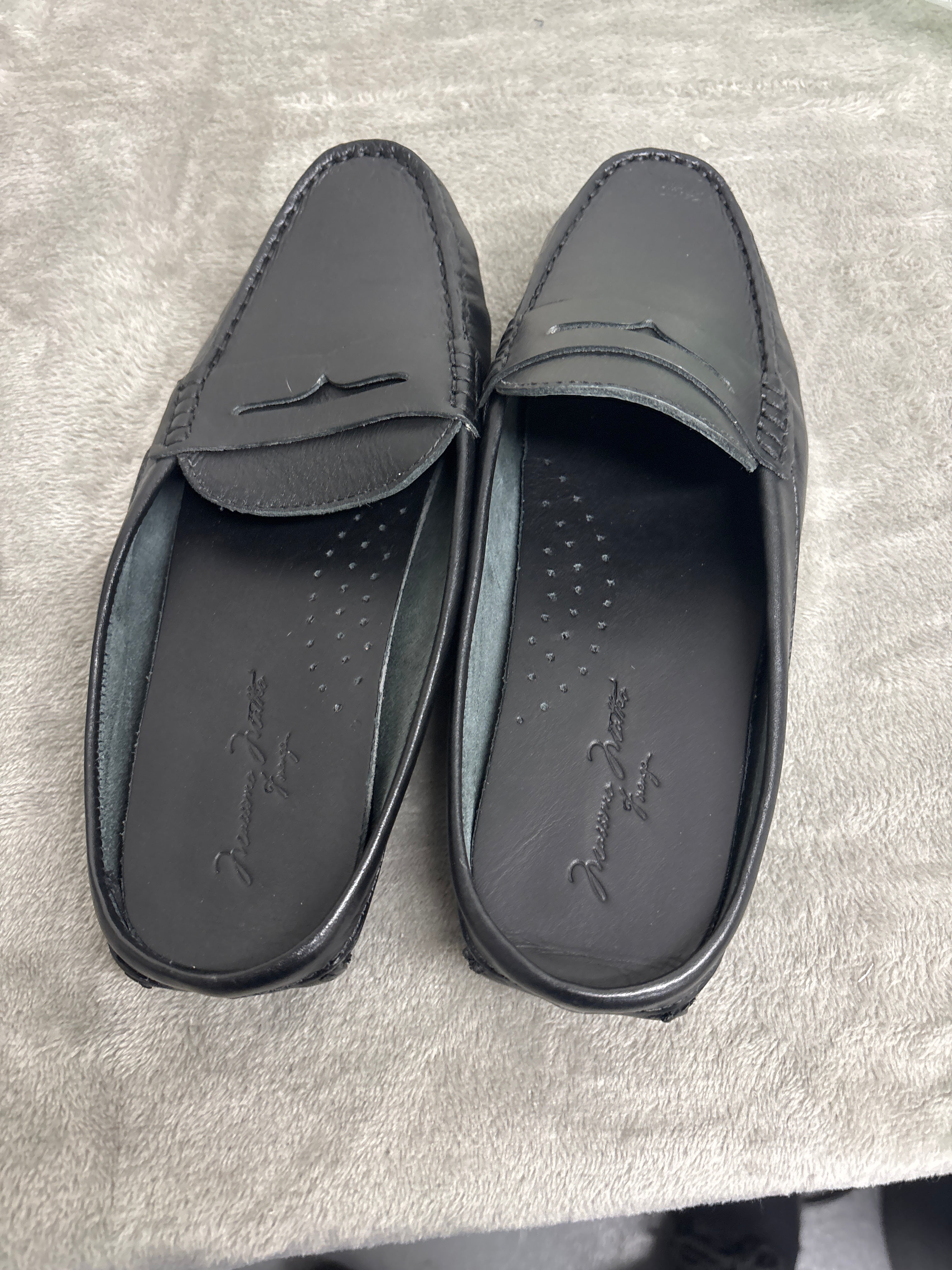 Romano Presti Firenze  leather penny loafers