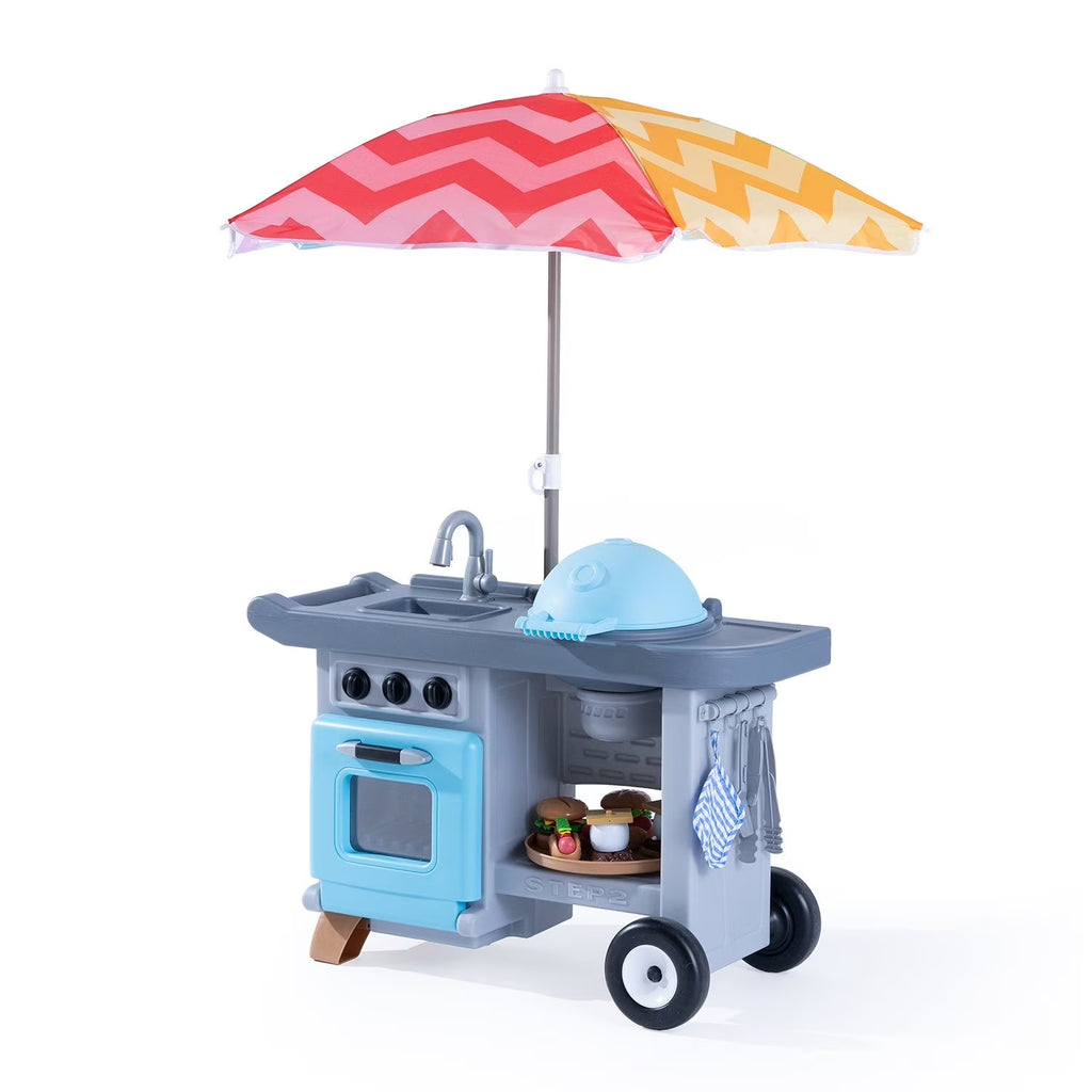 Step2 Grill & Go BBQ Cart with Lights and Sounds New in Box