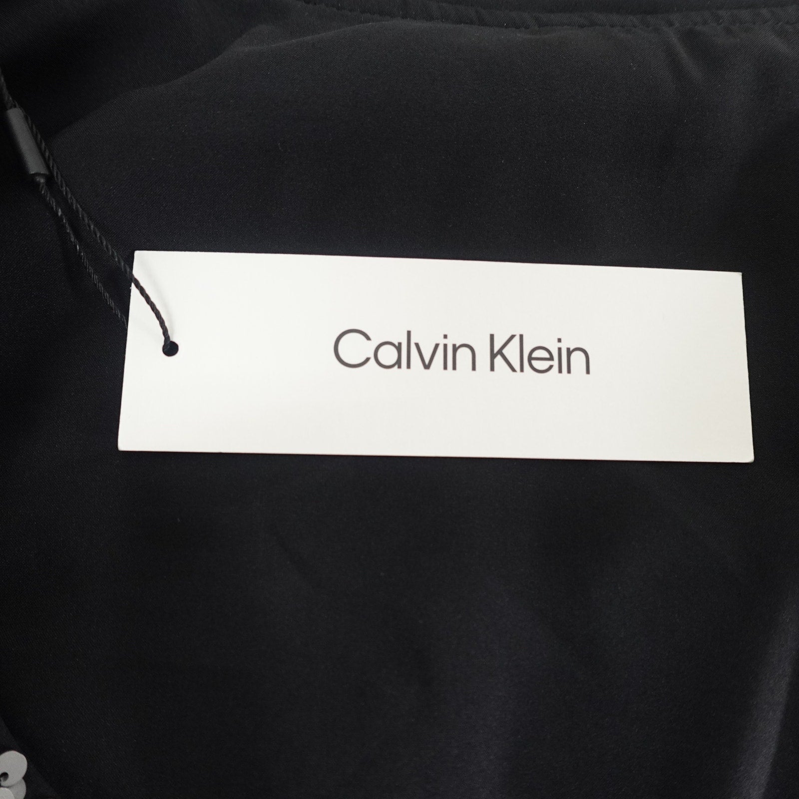 Calvin Klein Sequin Midi Dress Silver- XL
