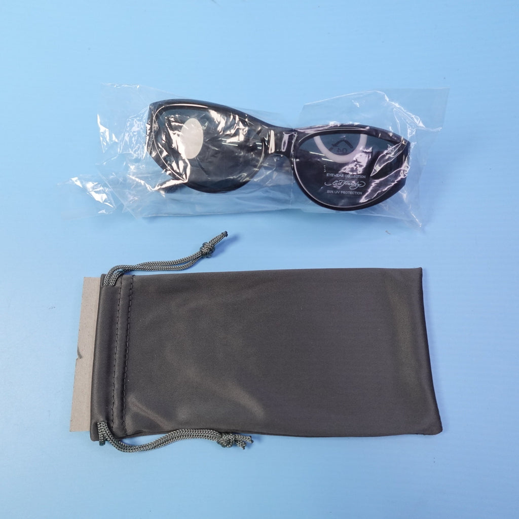 Ed Hardy Sunglasses Iron Cross Black 100% UV Protection