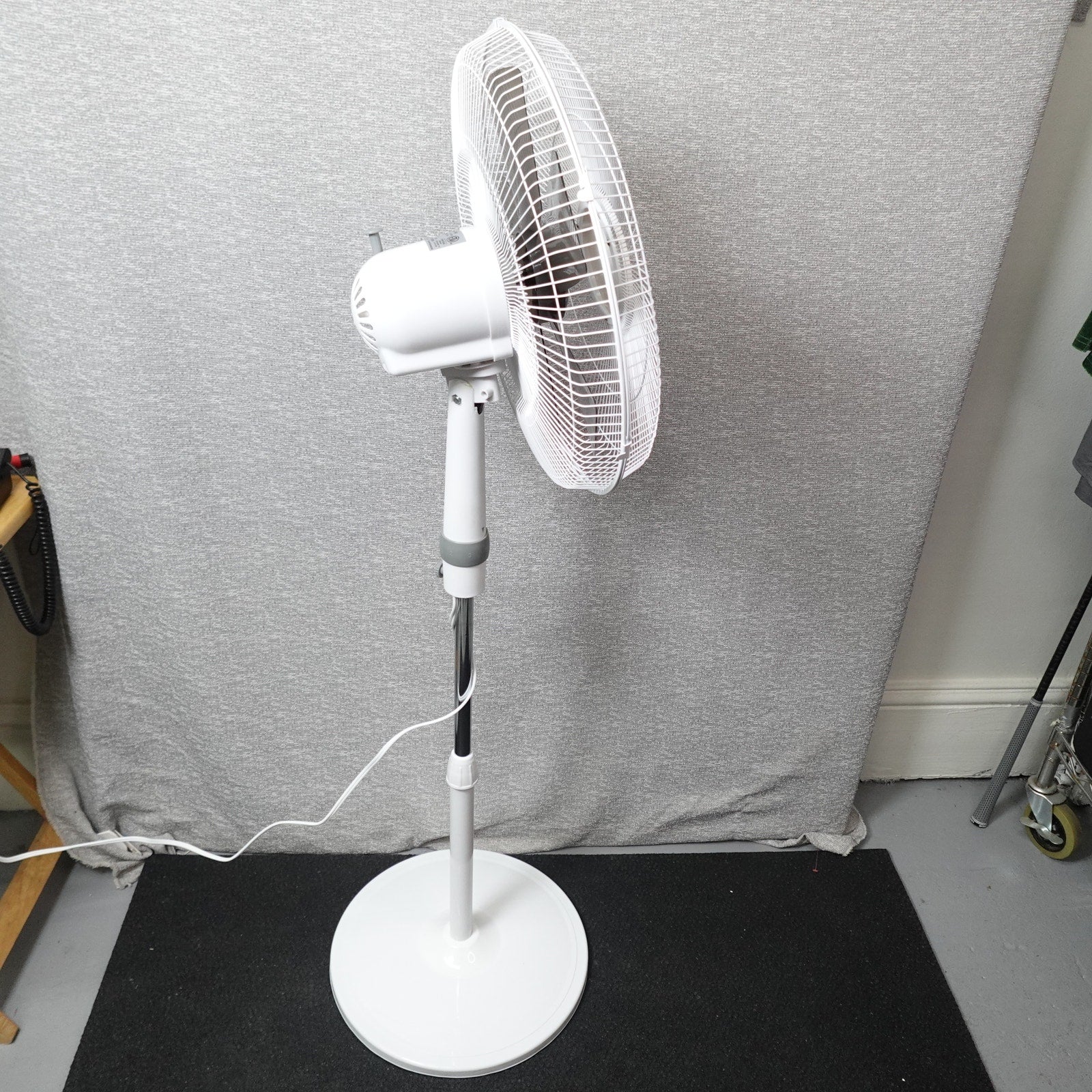 Lot of 2 Holmes 16" Stand Fan with Weighted Pedestal Base, White New in Box