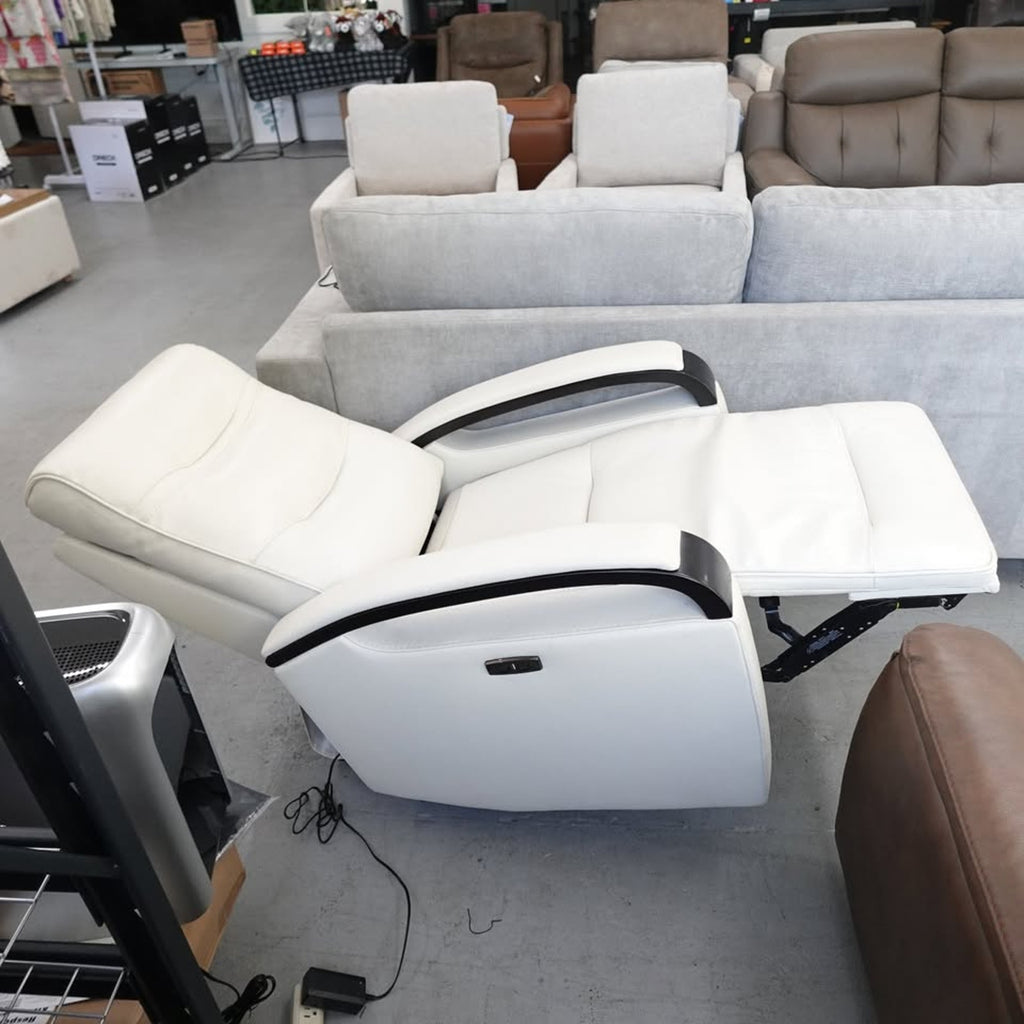 Canmore Leather Power Recliner with Power Headrest