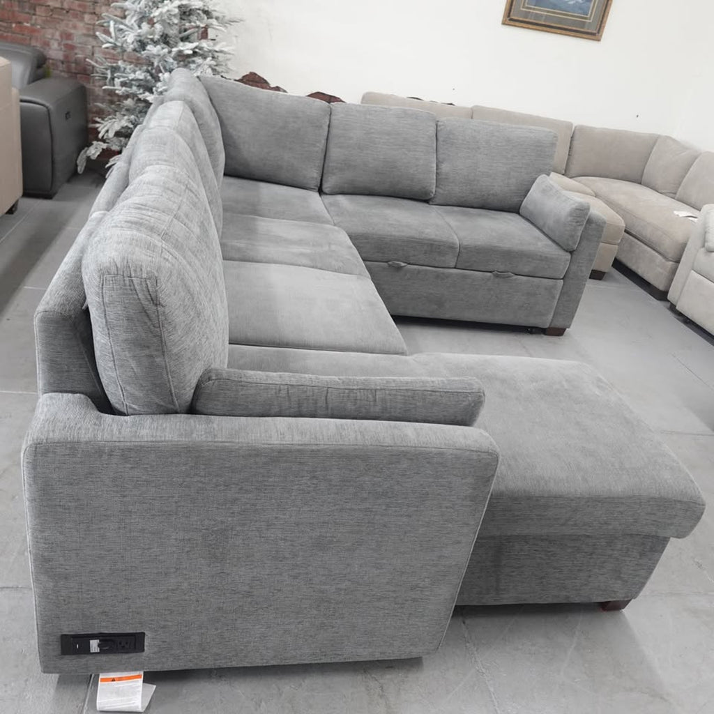 Coddle Luke Sleeper Sectional with Reversible Chaise and Storage